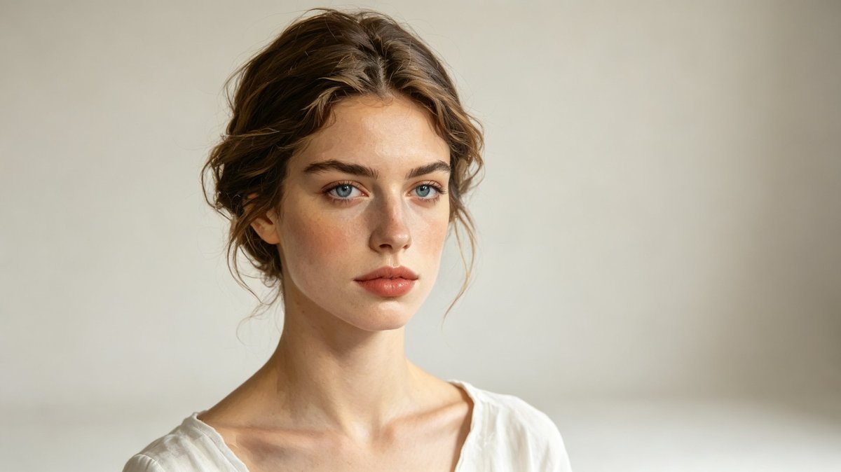 A clear reference photograph of a woman, the starting point of a custom oil portrait